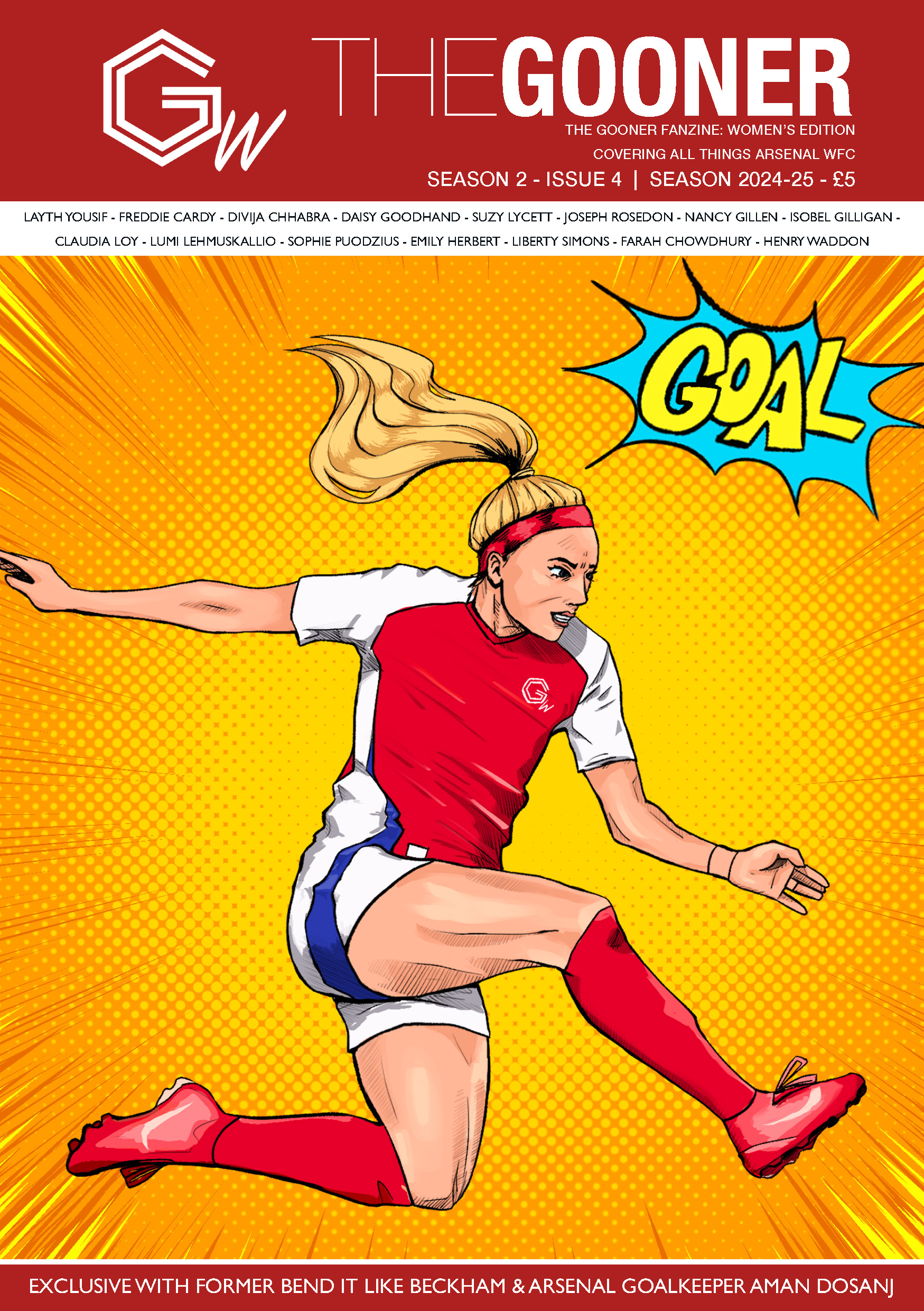 Gooner Women's Edition Season 2 Issue 4 (NON-UK - Shipping Inclu